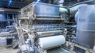 Papierproduktion im WEPA-Werk