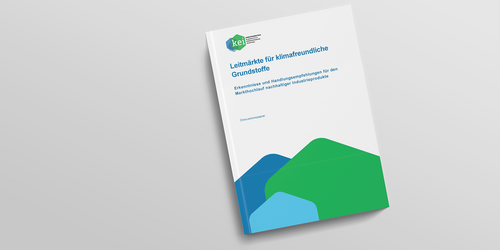 Cover Diskussionspapier „Leitmärkte für klimafreundliche Grundstoffe“