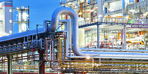 Eine Industrieanlage