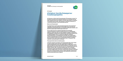 Grafische Vorschau des Dokuments zur Publikation KEI Kompakt ETS-Reform
